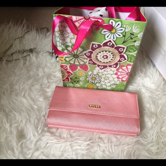 AIM/NWOT-clutch wallet, in pink and gold colors - Picture 3 of 8